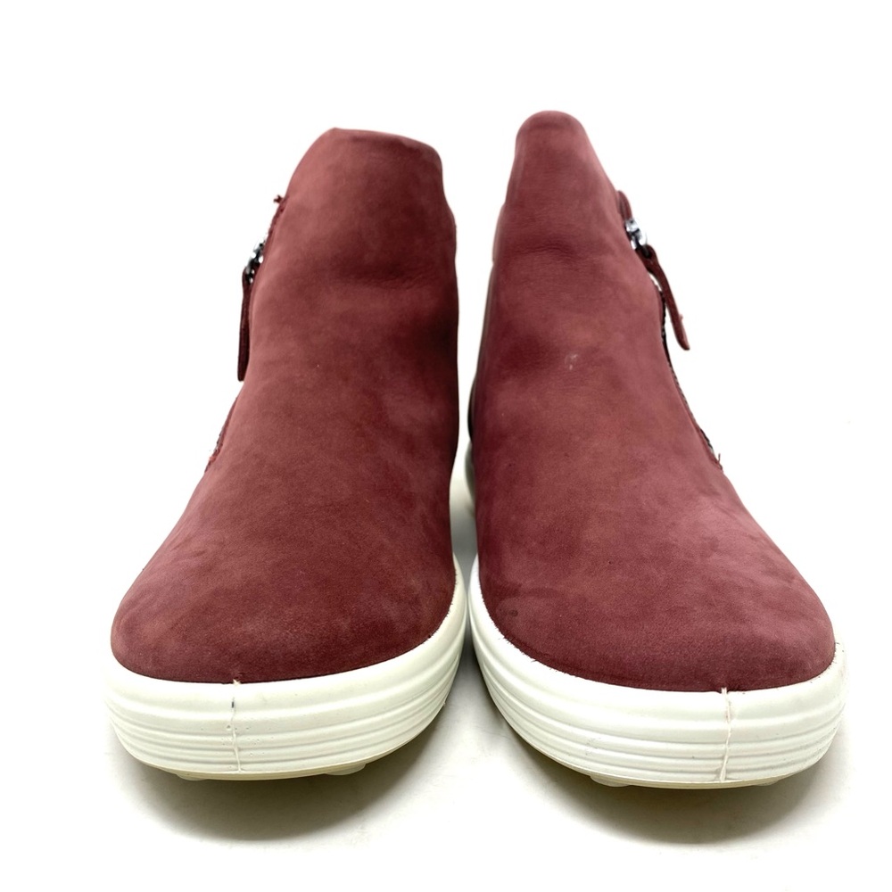 ECCO Women’s Soft 7 Zip Bootie Andorra Nubuck Leather Size 37 - Picture 4 of 9